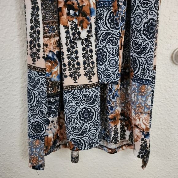 Lularoe Patchwork Ellie Class Shirt Dress Women's Size Small NWOT - Picture 5 of 9